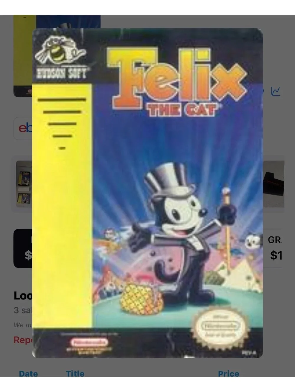 Felix The Cat for NES